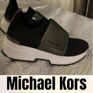 Michael Kors Black and White Sneakers